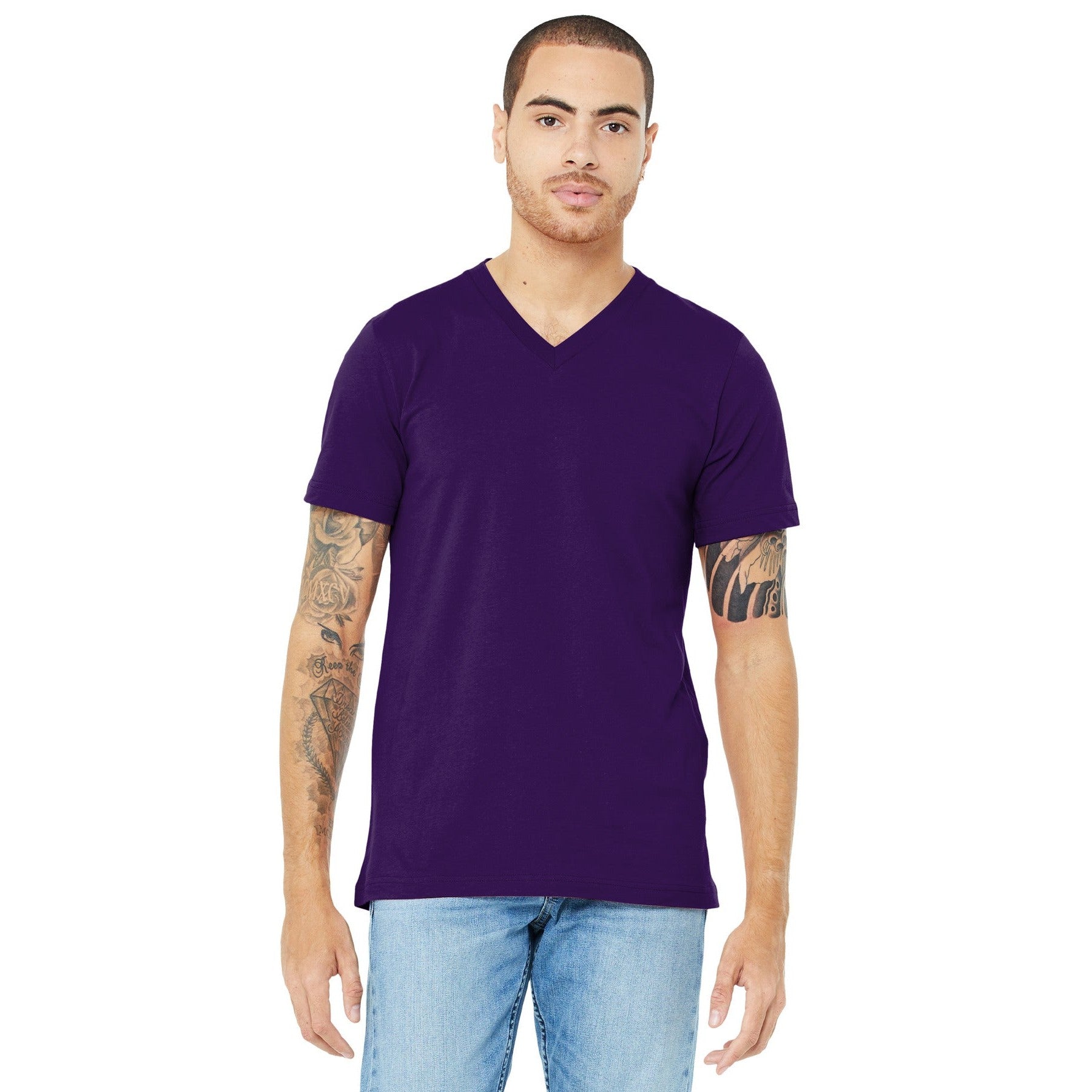 Bella + Canvas-BELLA+CANVAS ® Unisex Jersey Short Sleeve V-Neck Tee. BC3005-MedTech-8
